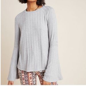 ANTHROPOLOGIE ERI AND ALI LOUIS BELL SLEEVE TOP